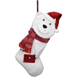 Polar Bear Christmas Stocking NEW